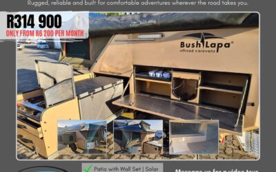 Pre-owned 2014 Bush Lapa Miskruier Off-road Caravan for sale in