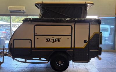 Pre-owned 2019 Jurgens Xcape Black Edition. Off-road Caravan for sale in