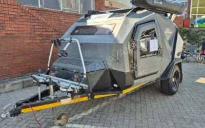Pre-owned 2022 Edge-Out Tear Drop Camping Trailer Gravel Road Caravan for sale in Gauteng